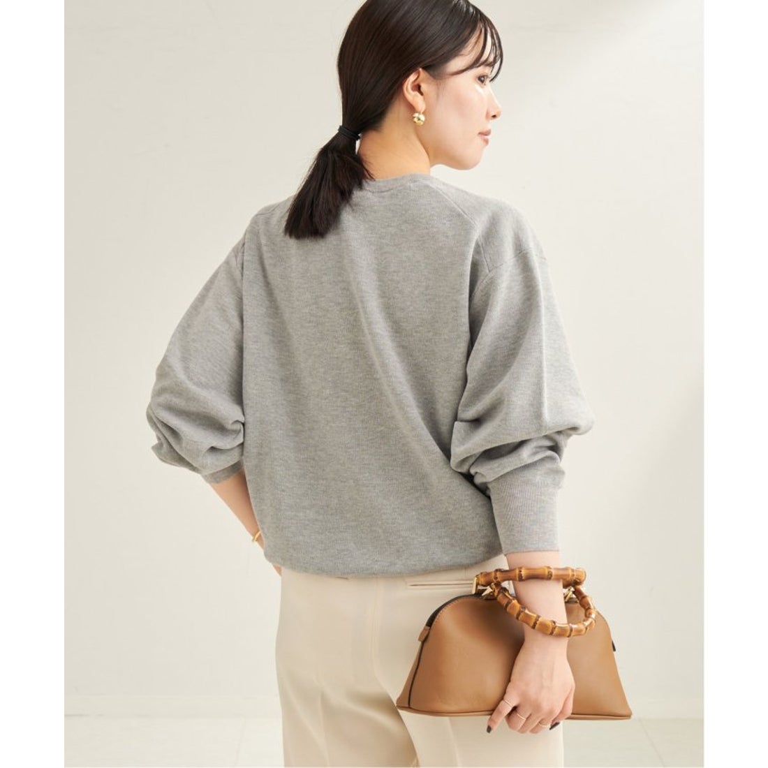 プラージュ Plage sweat ニット プルオーバー （グレーB