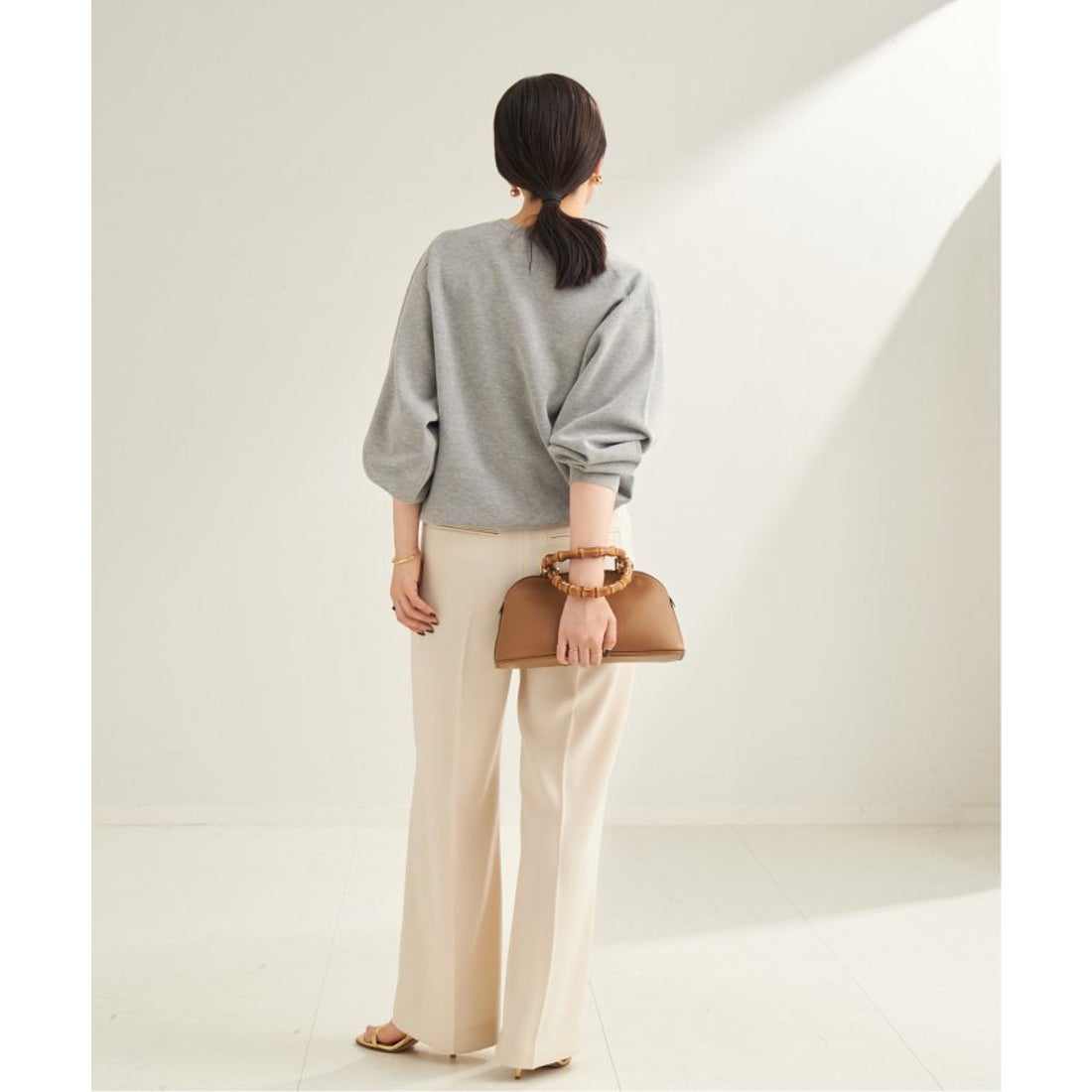 プラージュ Plage sweat ニット プルオーバー （グレーB