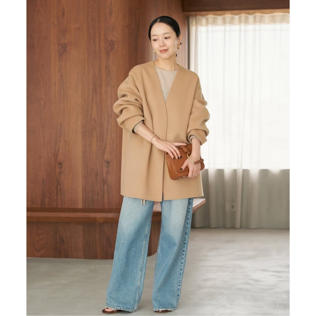 プラージュ Plage HAMILTON Cardigan コート （グレー