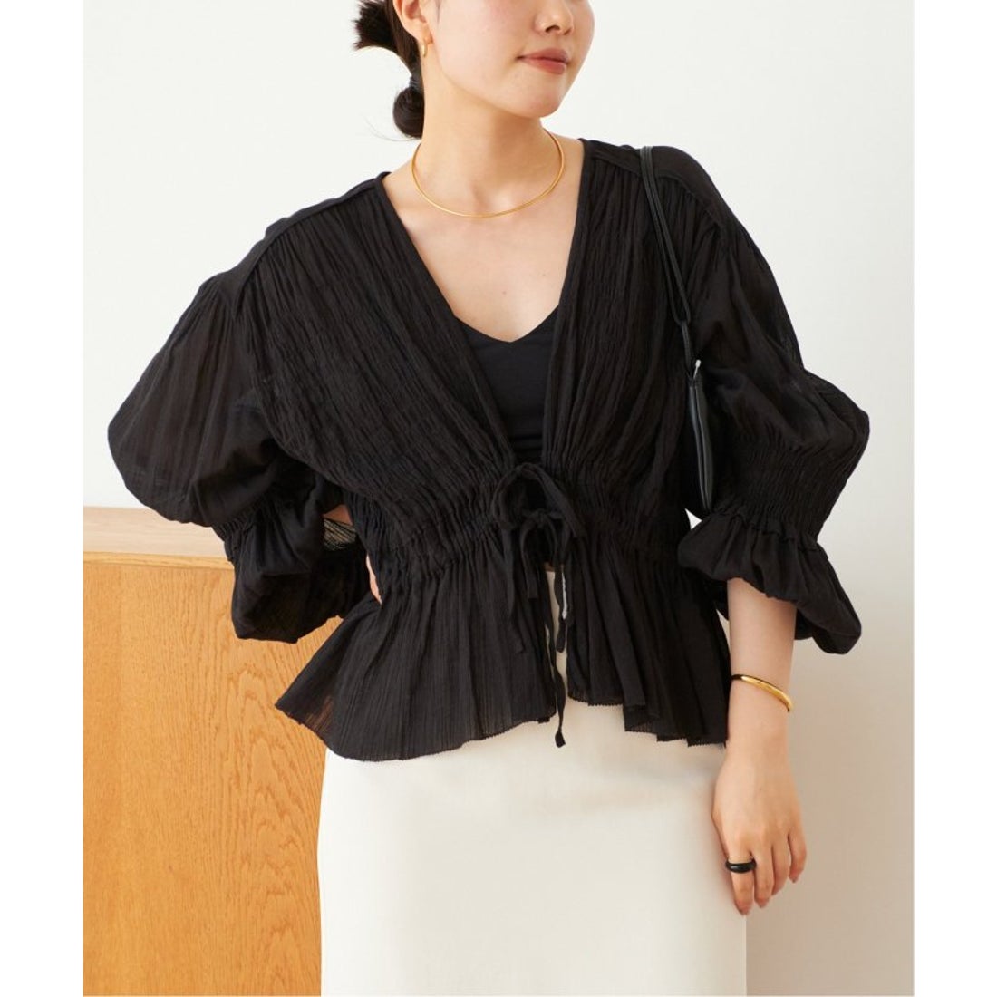 プラージュ Plage 《追加予約》R'IAM SWEET ブラウス 2 （ブラック