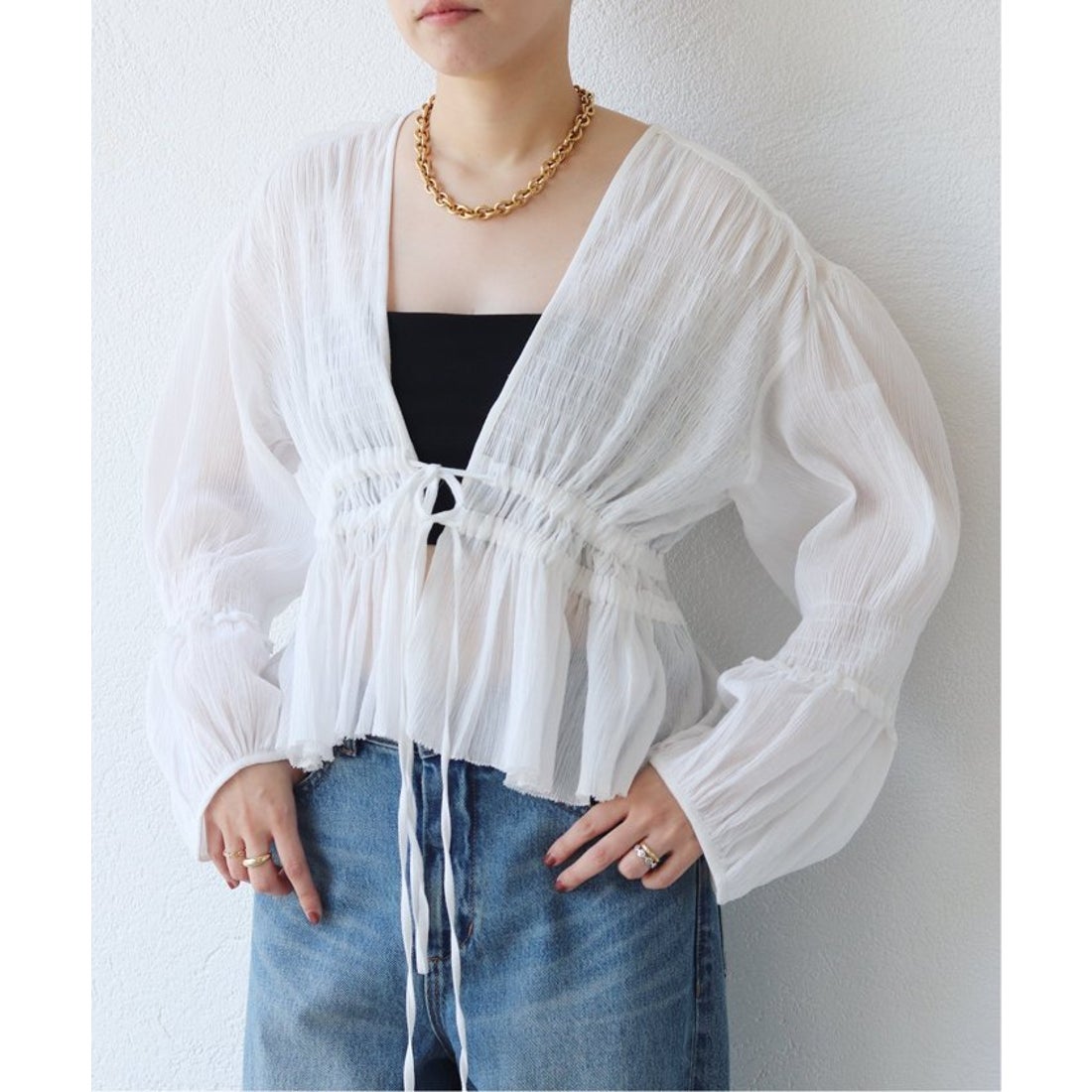 プラージュ Plage 《追加予約》R'IAM SWEET ブラウス 2 （ブラック