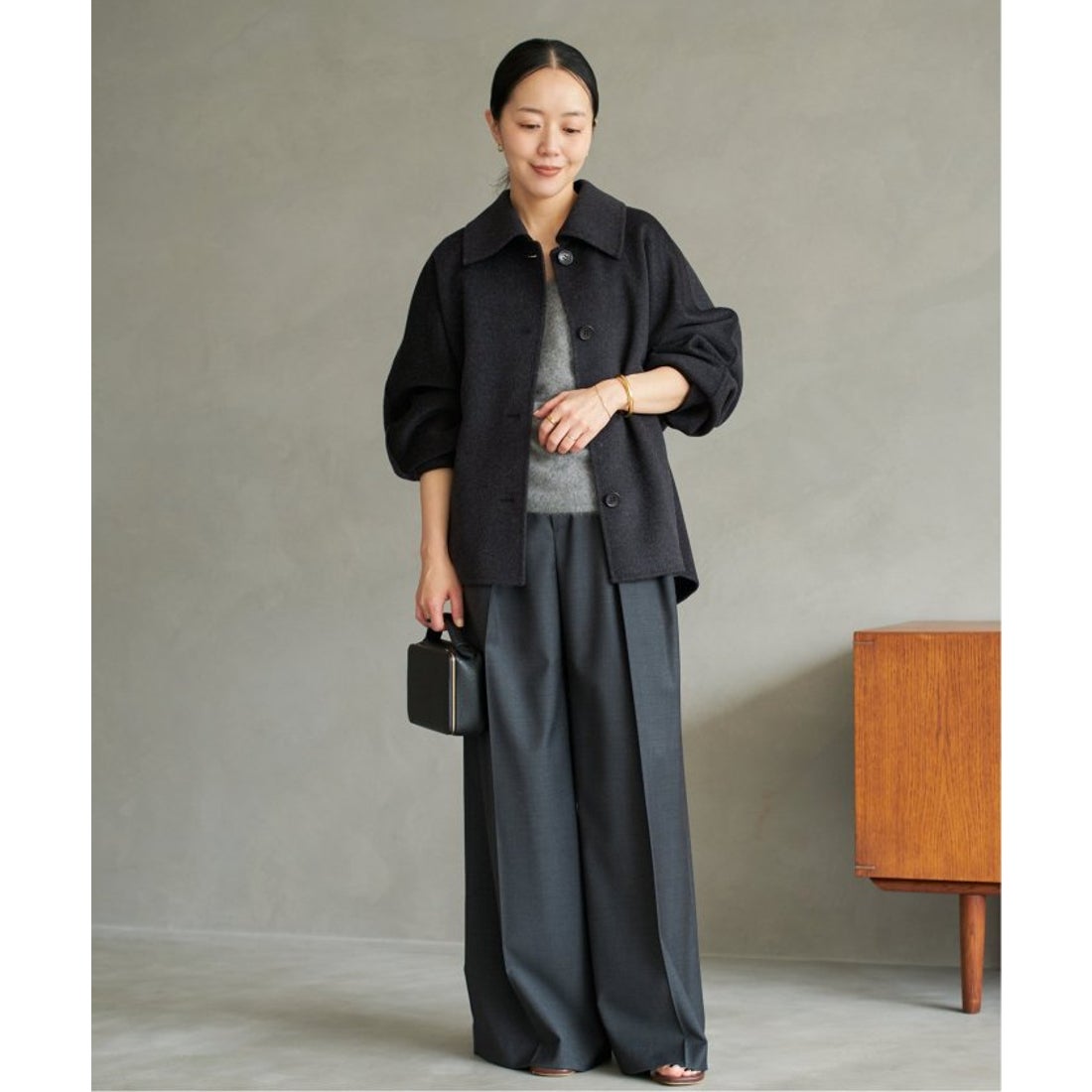 プラージュ Plage HAMILTON Jacket コート （ブラック B