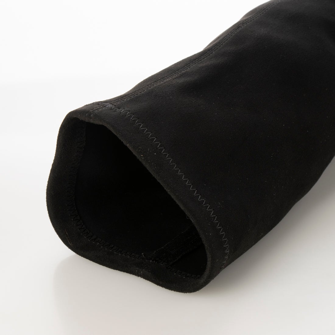 プラスダイアナ ＋diana ハイウェッジ ストレッチブーツ （黒人工