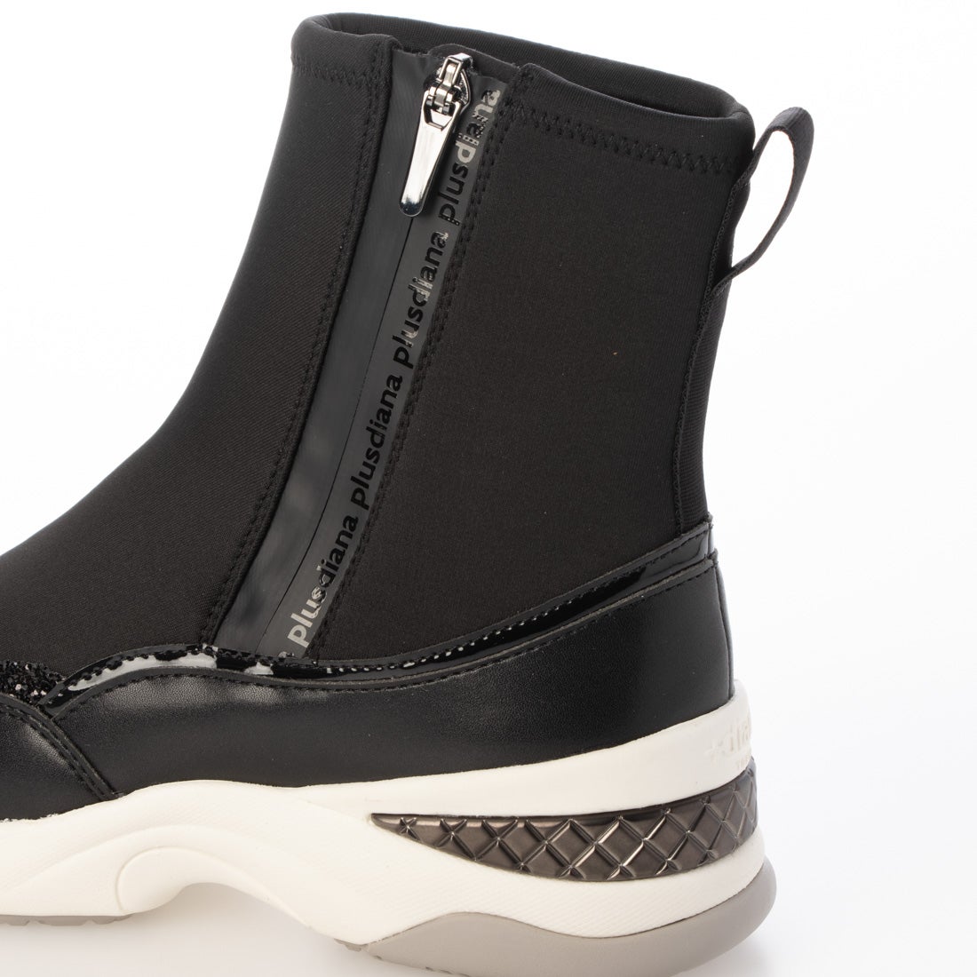 プラスダイアナ ＋diana 【レイン対応】オールウェザーショートブーツ