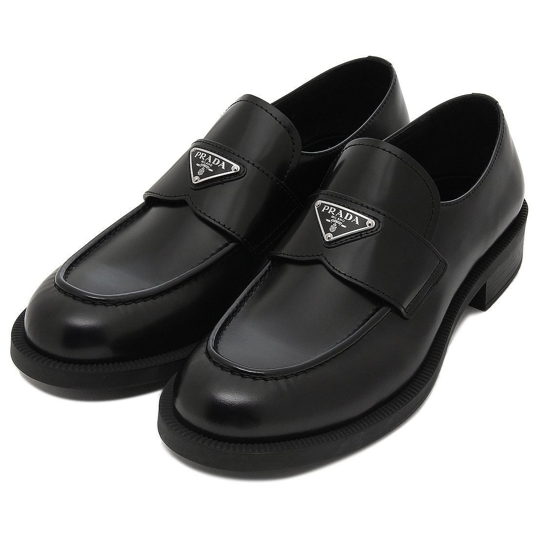 プラダ PRADA ローファー オックスフォード トライアングルロゴ