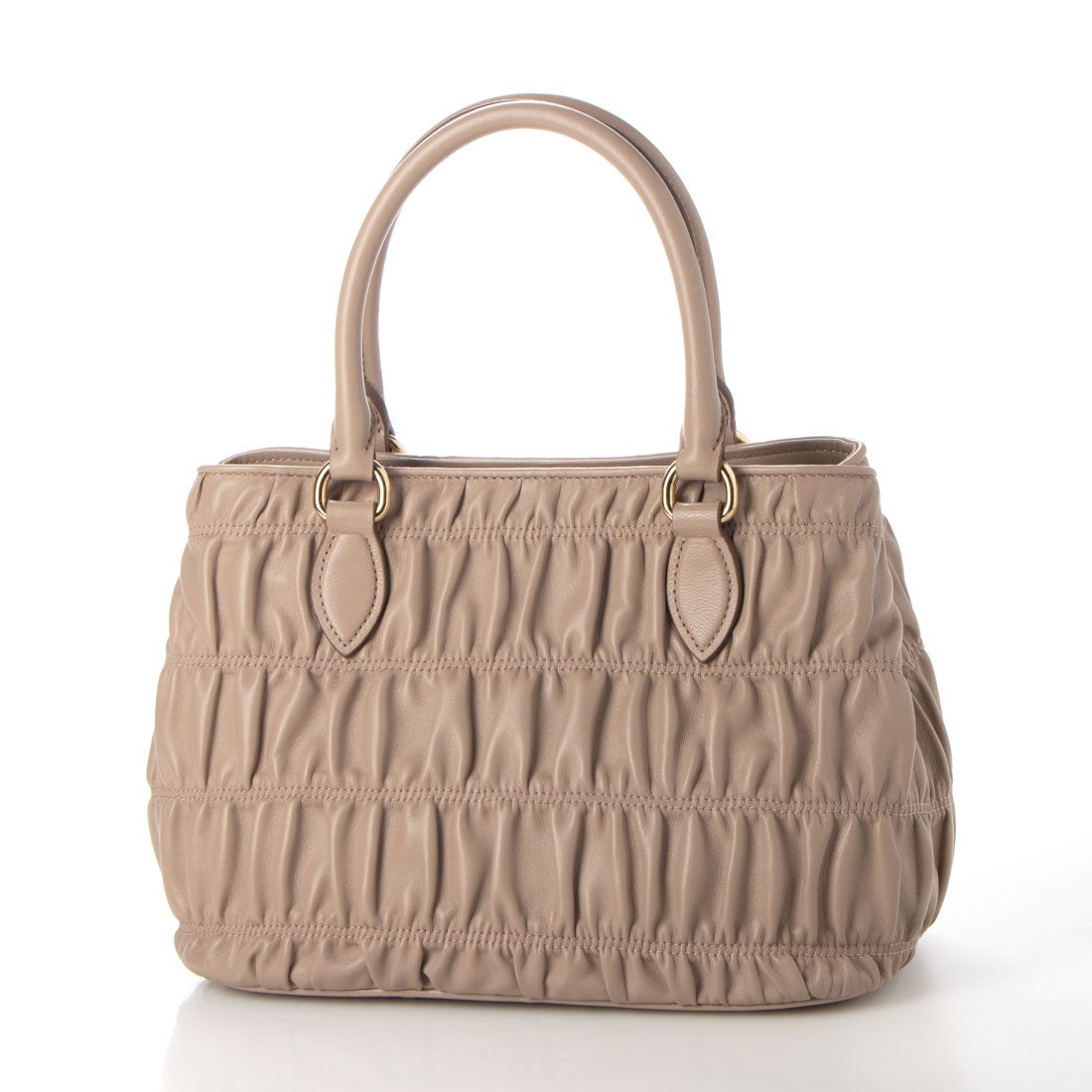 プラダ PRADA ☆プリーツレザー2WAYハンドバッグ - BORSA A MANO IN