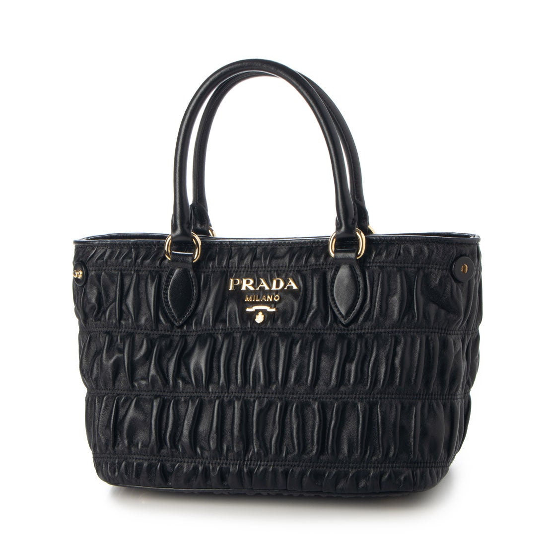 プラダ PRADA ☆プリーツレザー2WAYハンドバッグ - BORSA A MANO IN