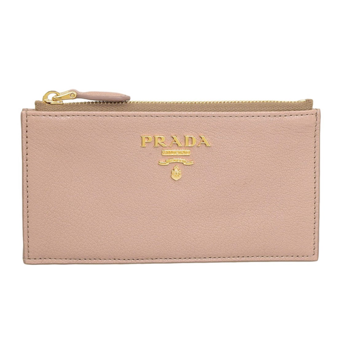プラダ PRADA カードケース （ベージュ） -waja bazar - 海外