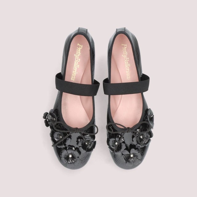 レディース バレエシューズ (ブラック / 黒色) -Pretty Ballerinas