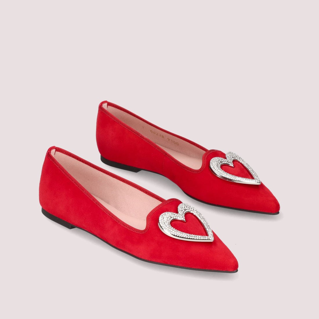 プリティ・バレリーナ Pretty Ballerinas ELLA suede crystal heart