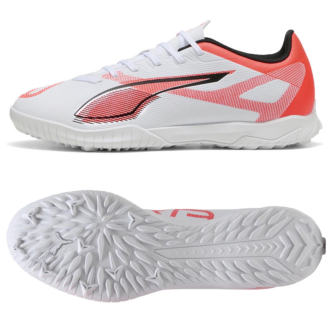 PUMA プーマ ウルトラ 5 プレイ TT(ホワイト×オレンジ) 108331 01