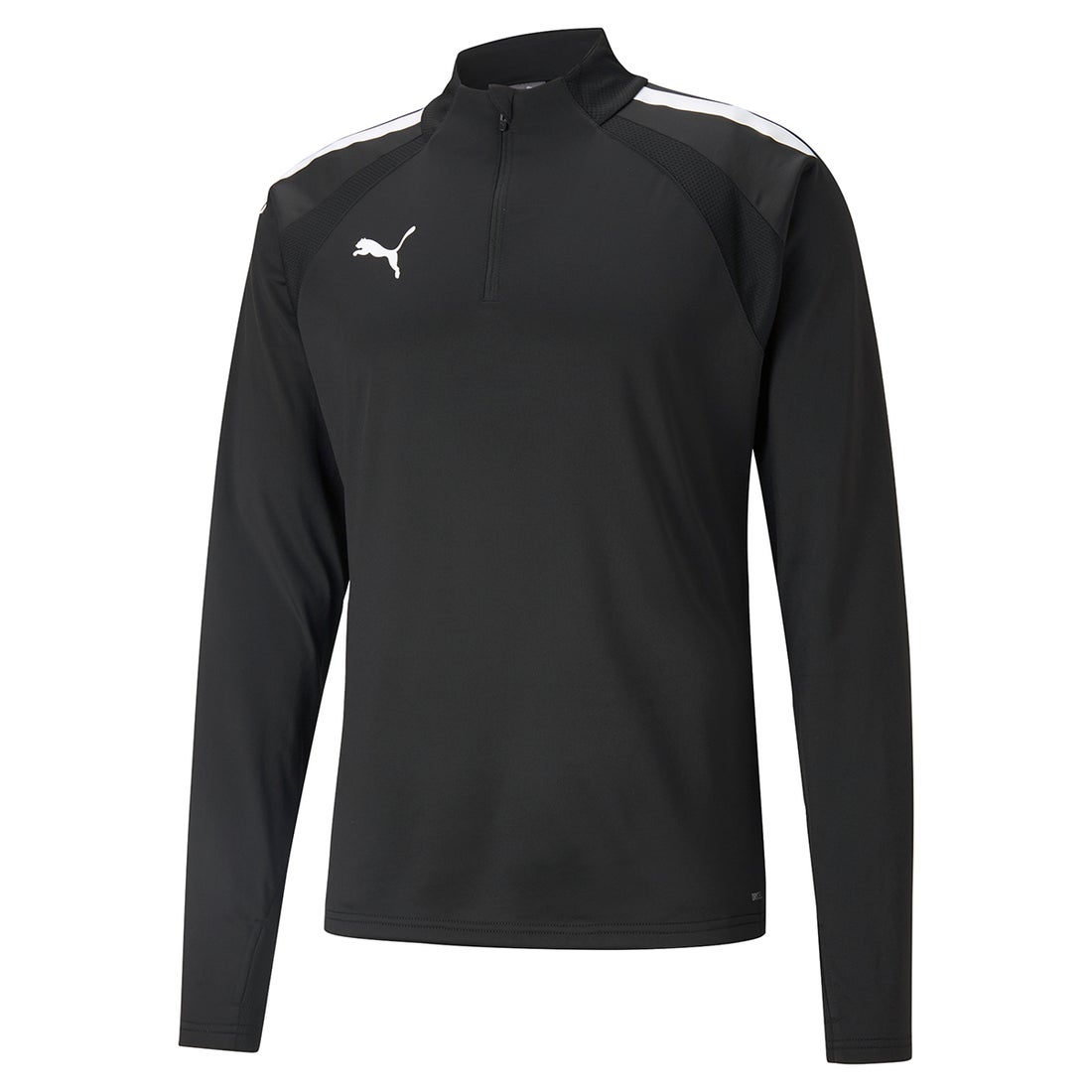 PUMA プーマ TEAMLIGA 25 1/4 ジップトップ(ブラック×ホワイト) 657492