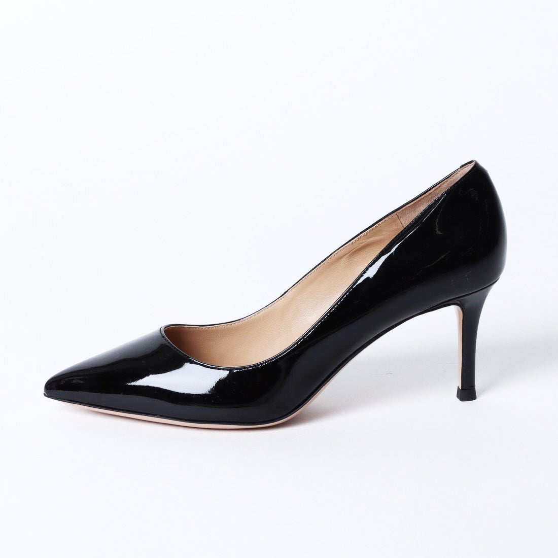 リザード ReZARD キップエナメルパンプス （ブラックエナメル） -靴