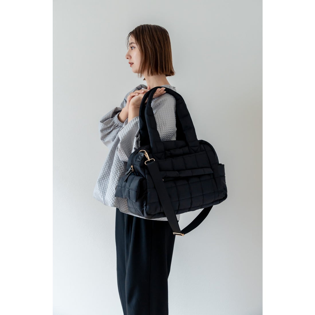 リネーム Rename 【驚きの11ポケット】 キルティング 2way マザーズ