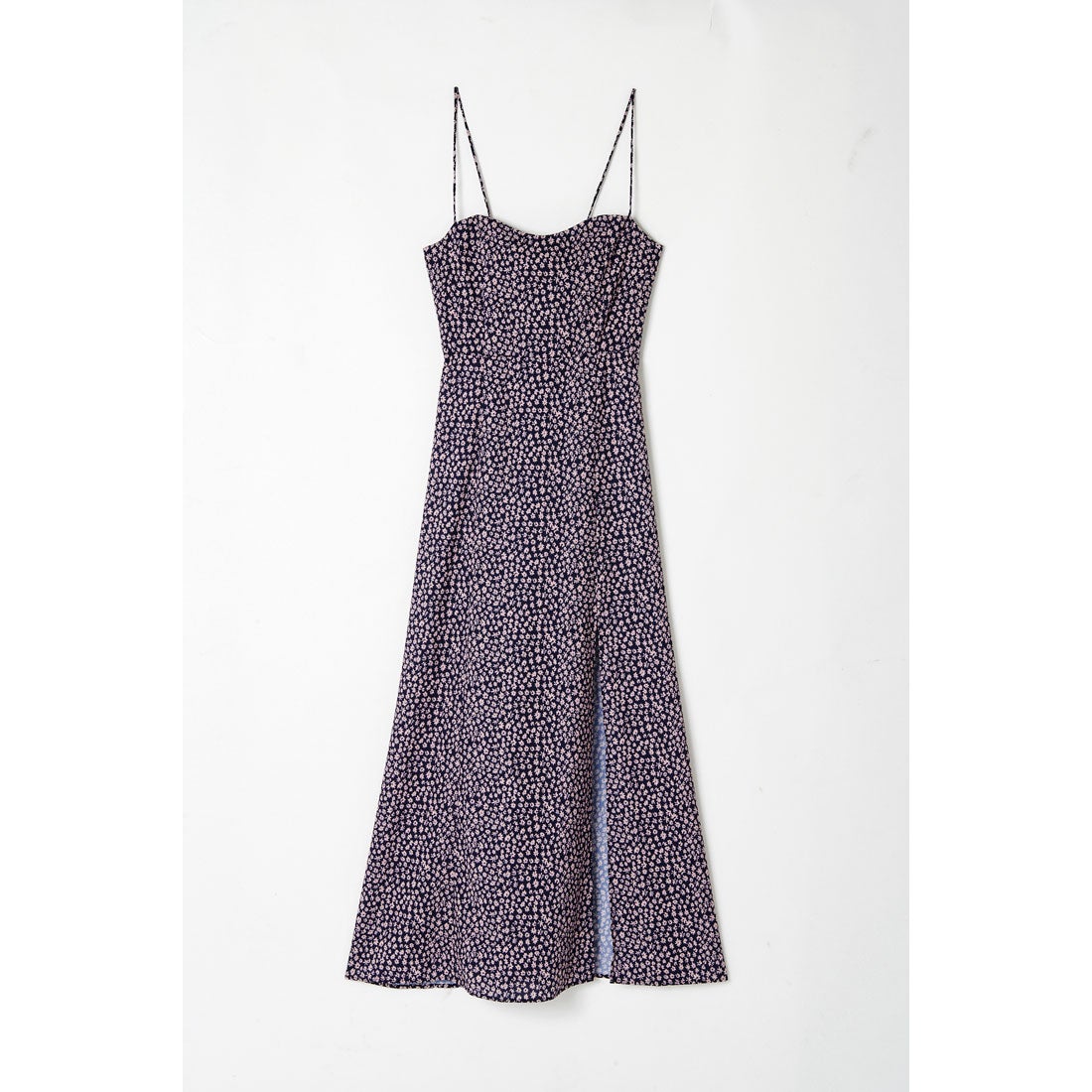 ロージールーチェ Rosy luce オリジナル小花プリントスリットキャミ