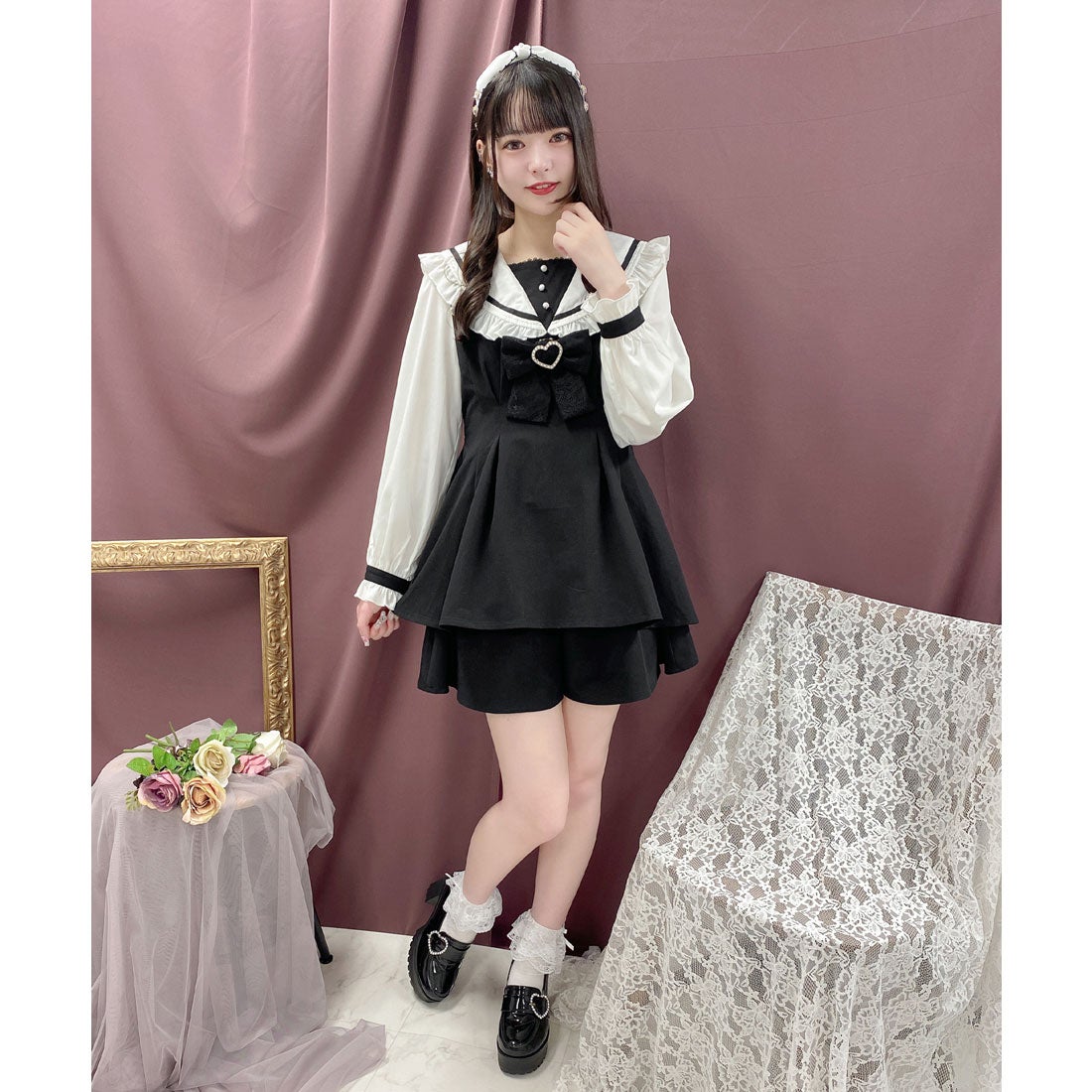 ロジータ ROJITA セーラーカラーセットアップ （ブラック