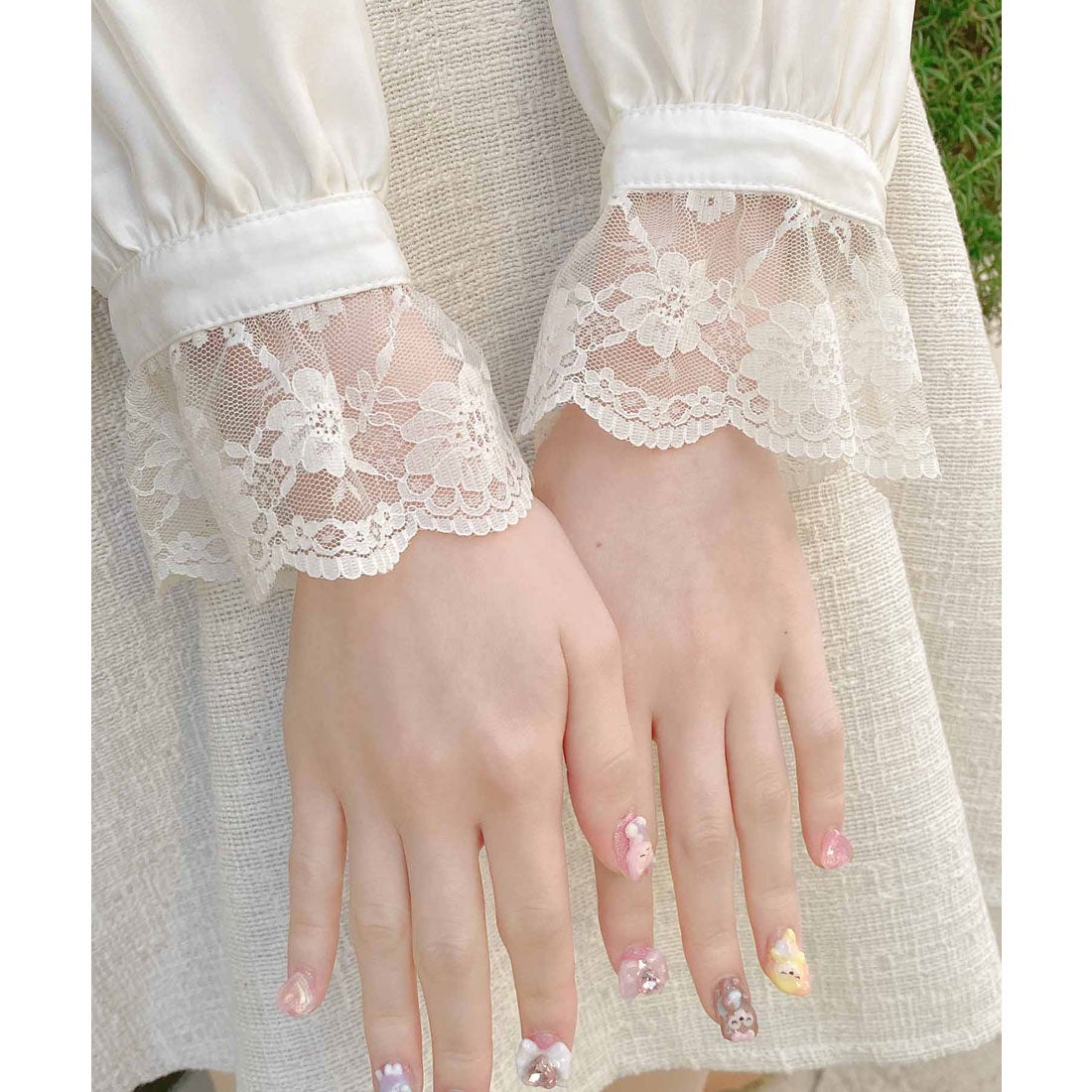 ロジータ ROJITA ボウタイリボンツイードワンピース （ホワイト