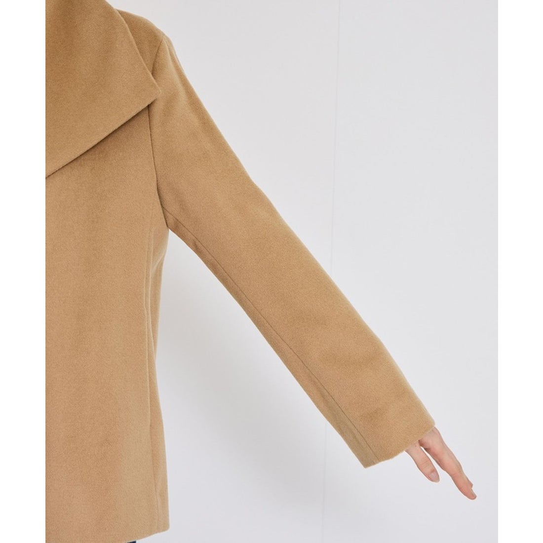 ロペ ROPE' 【高評価】プレミアムカシミヤショートコート （キナリ（16