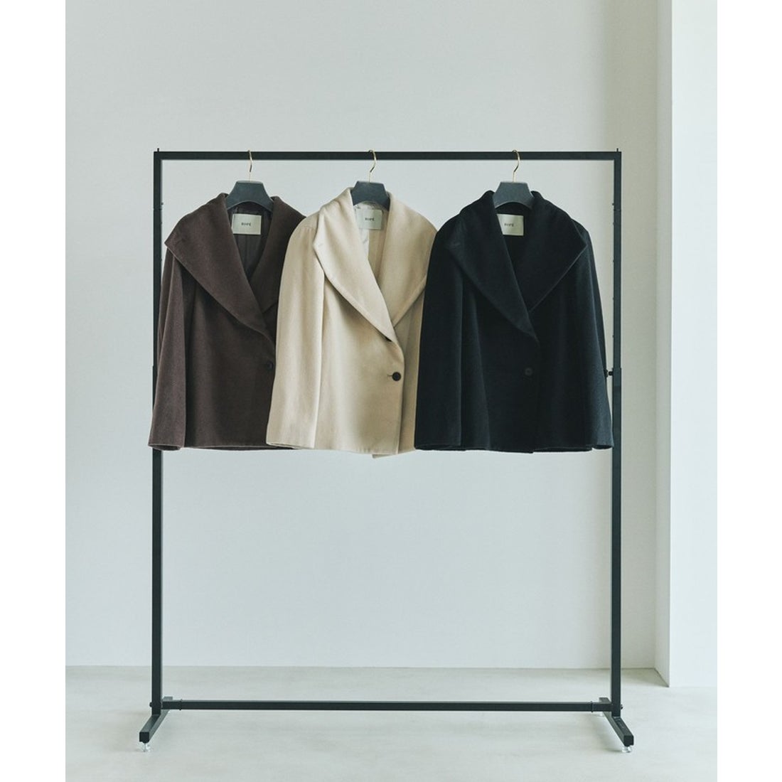 ロペ ROPE' プレミアムカシミヤ ショートコート（メリノウールブレンド