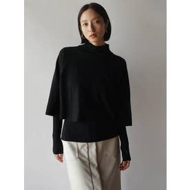 ダーリッチ Darich DDロゴツイードニットプルオーバー （ブラック