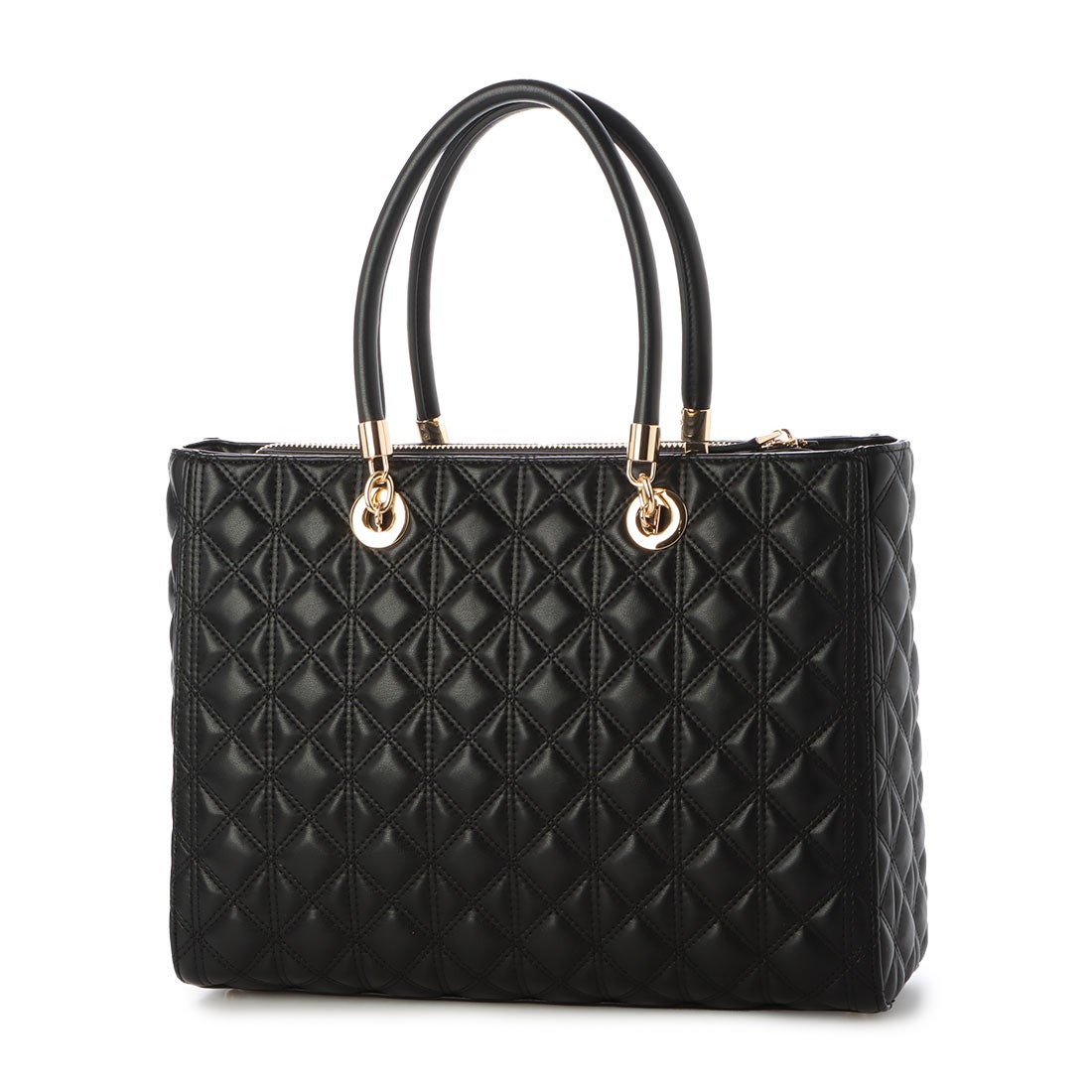 ランダ RANDA 【A4対応】2WAYキルティングラージバッグ （BLACK