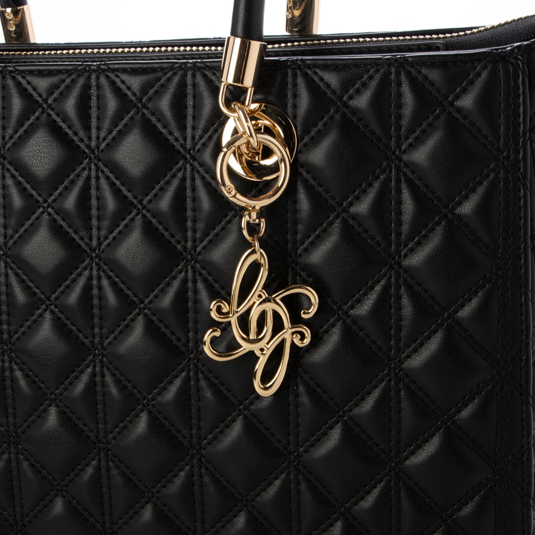 ランダ RANDA 【A4対応】2WAYキルティングラージバッグ （BLACK） -靴