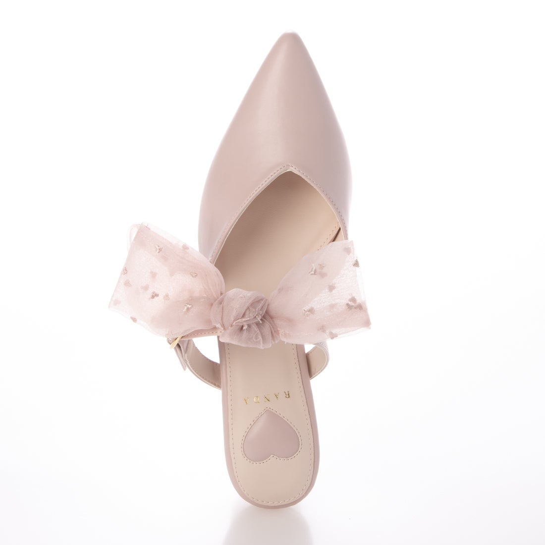 SNIDEL スナイデル ドットチュールリボンミュール SNIDEL スナイデル