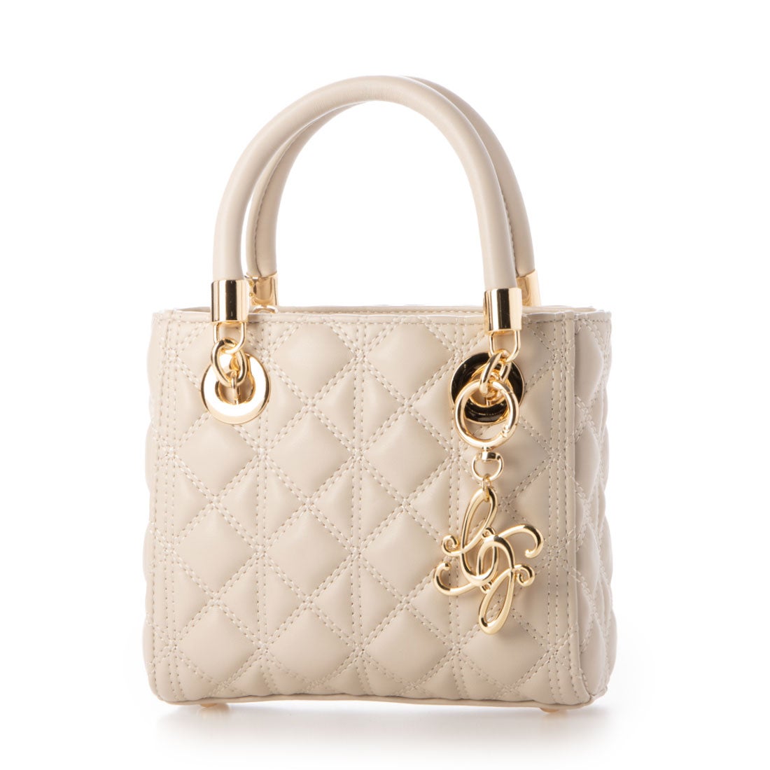 ランダ RANDA 2WAY キルティングミニバッグ （IVORY） -靴