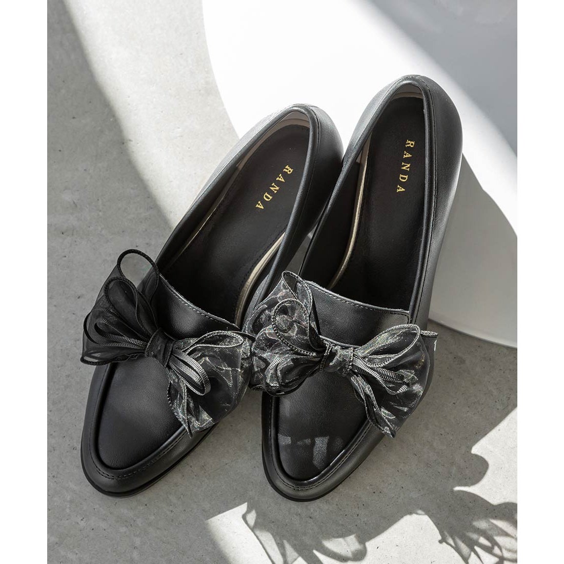 ランダ RANDA 2WAYベルトローファー （BLACK） -靴＆ファッション通販