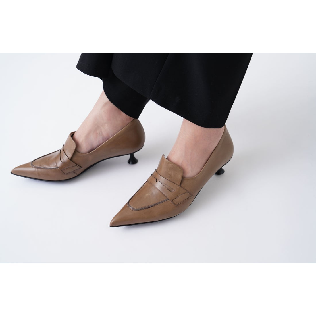 ラボ キゴシ ワークス RABOKIGOSHI works 4cm本革ポインテッドトウ