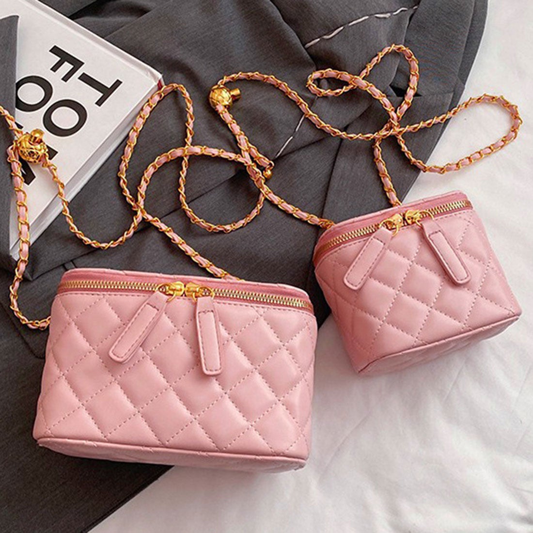 リアルスタイル REAL STYLE ショルダーバッグ キルティング チェーン