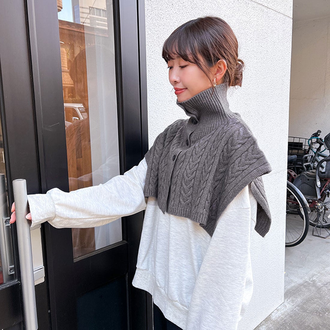 リアルスタイル REAL STYLE 付け襟 タートルネック ハイネック つけ襟