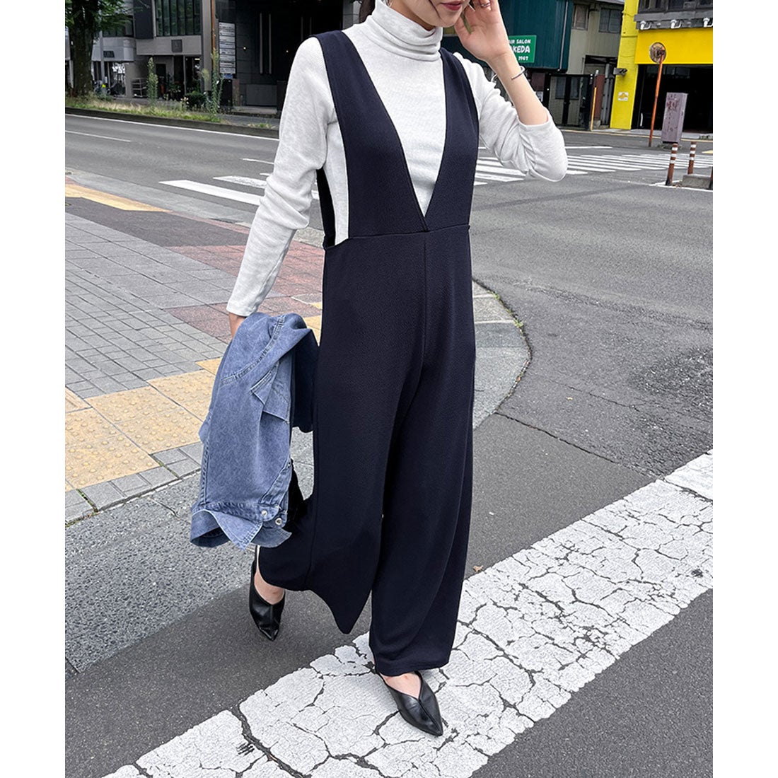 リアルスタイル REAL STYLE サロペット レディース オーバーオール