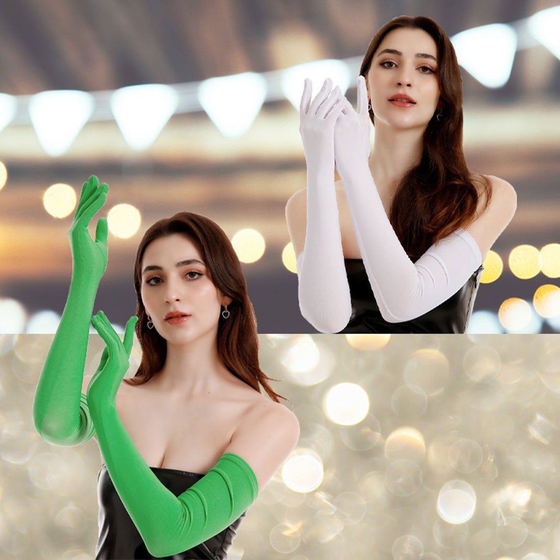 リアルスタイル REAL STYLE ロンググローブ 手袋 レディース アーム