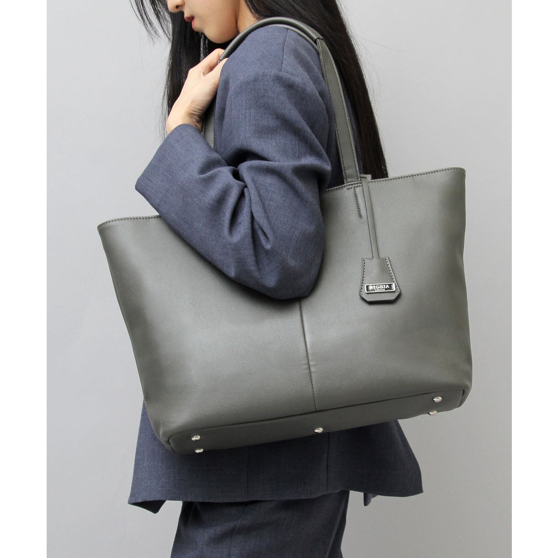 レジスタ REGiSTA トートバッグ 牛床革 スプリットレザー ビジネス