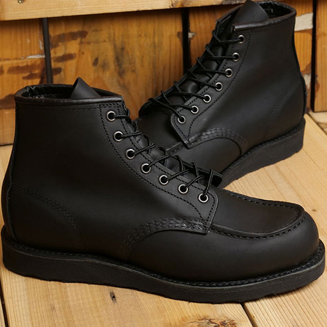 レッドウィング RED WING 6-INCH CLASSIC ブラック・ハーネス [8074