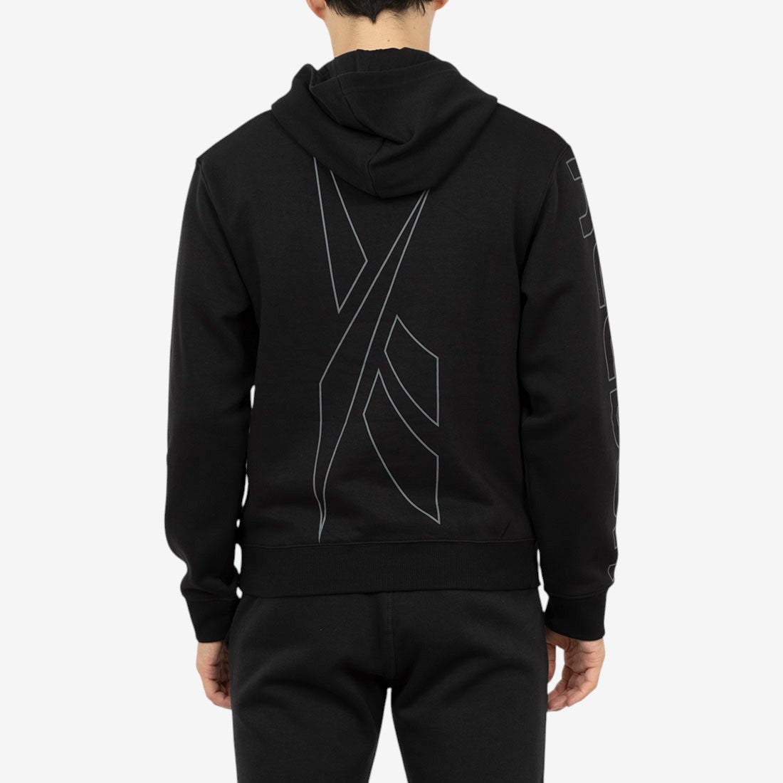 ロゴ マッシュアップ フーディー / RI LOGO MASH UP HOODIE （ブラック