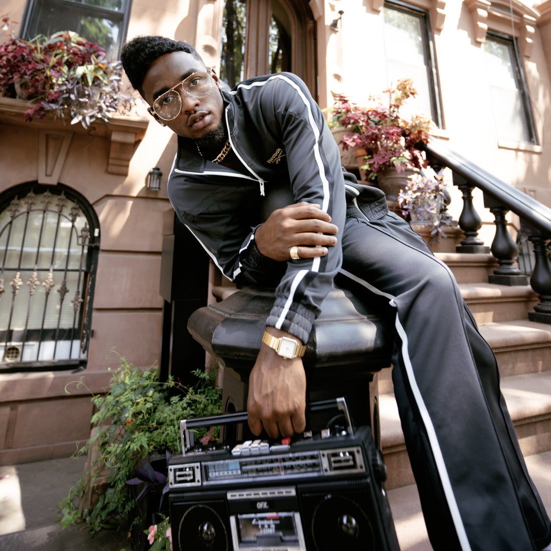 ヒューマンライツナウ ヒップホップ ベクタートラックパンツ / HUMAN