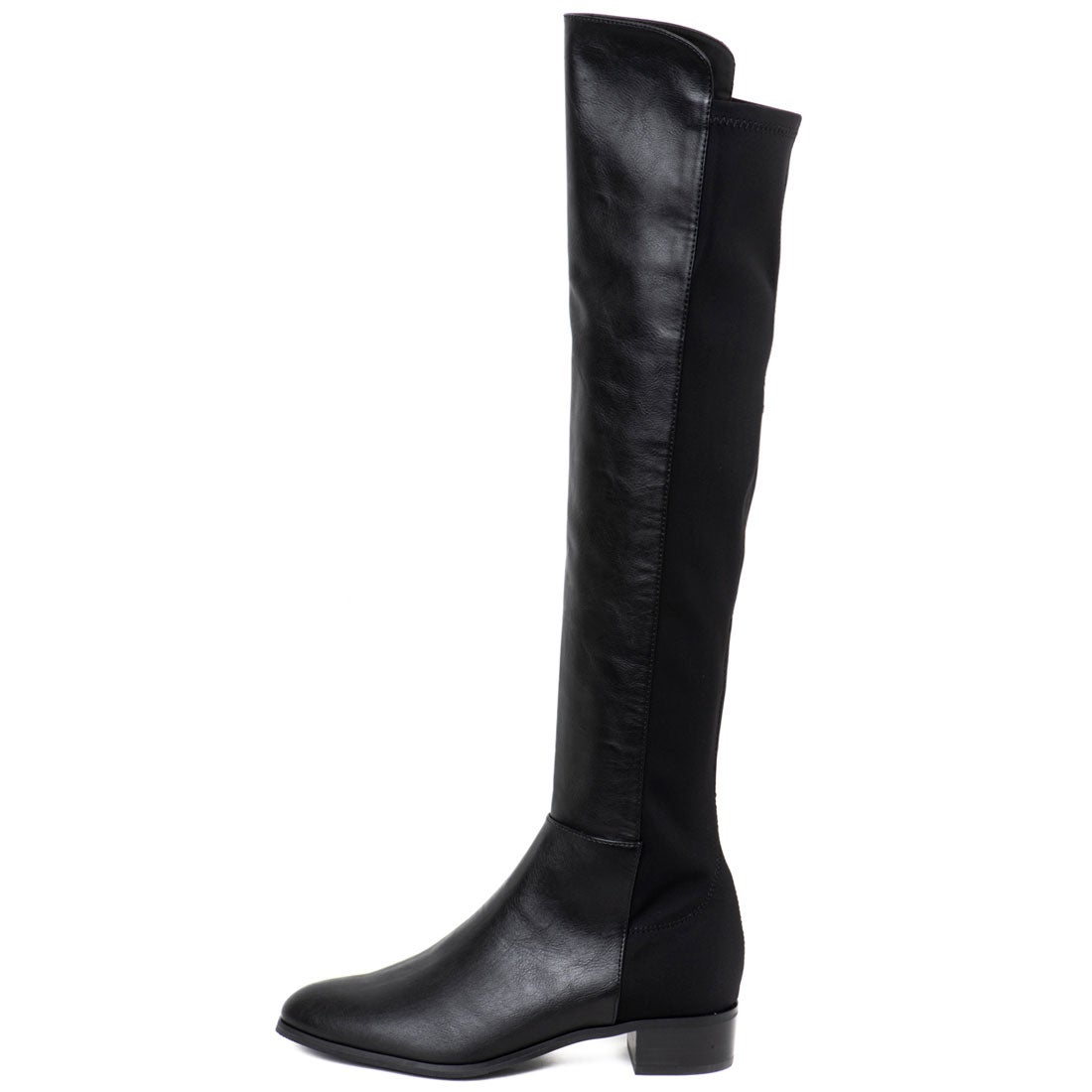 リゾイ REZOY 【20AW新作】【REZOY】エコレザー異素材コンビストレッチ