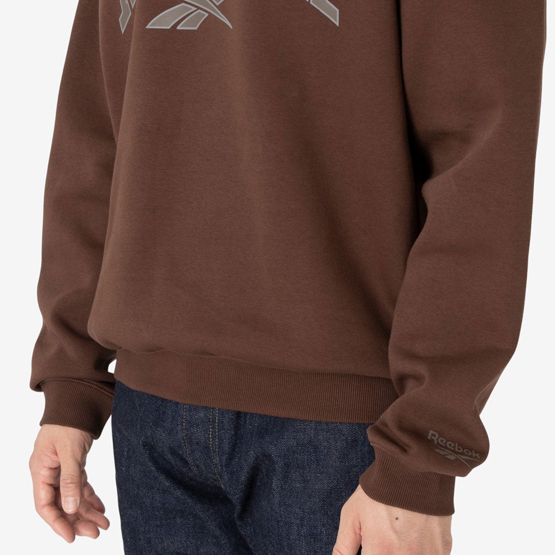 ビッグロゴ クルースウェット / CURTIS VARSITY SWEATSHIRT （ブラウン