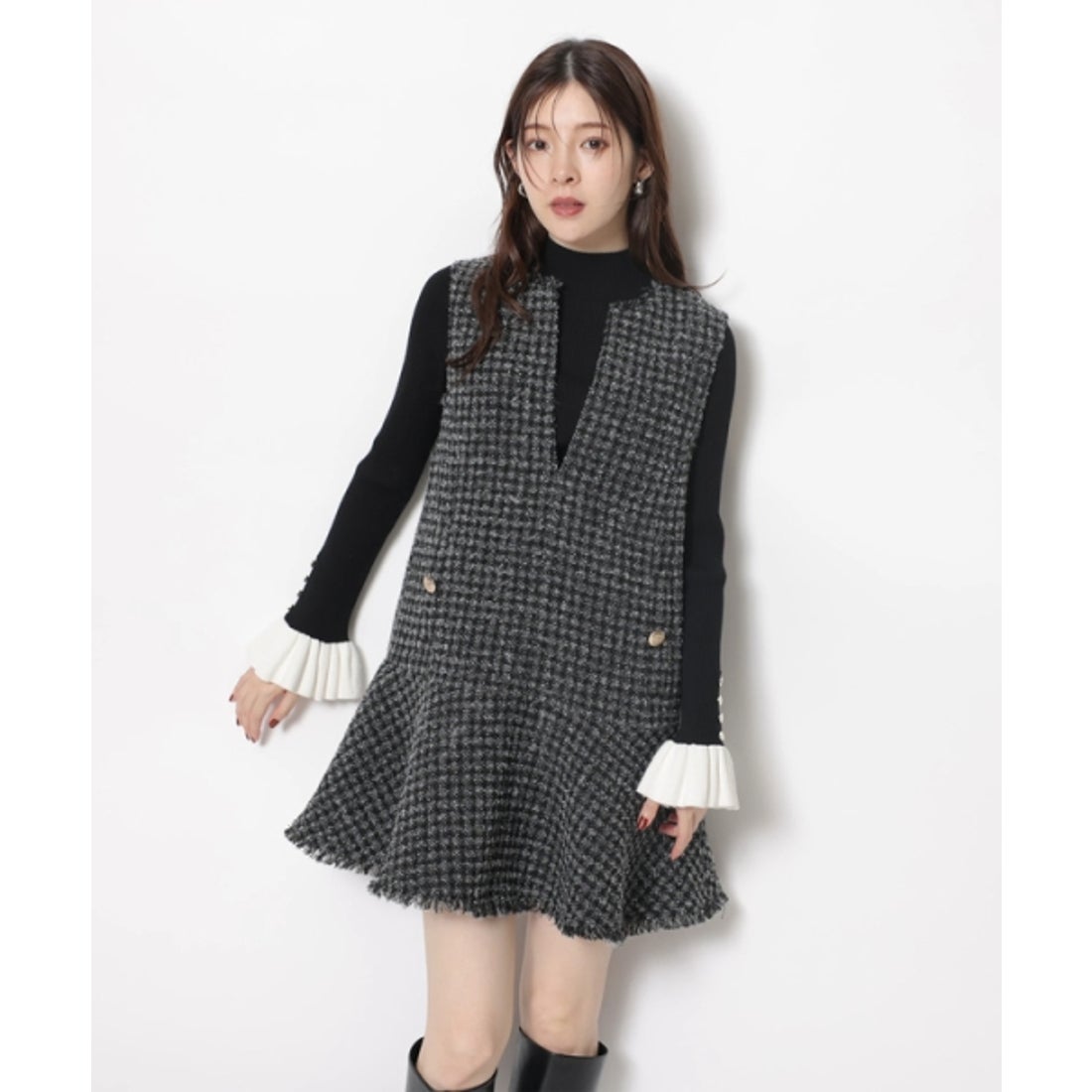 リランドチュール Rirandture ツィードフレアヘムジャンスカ