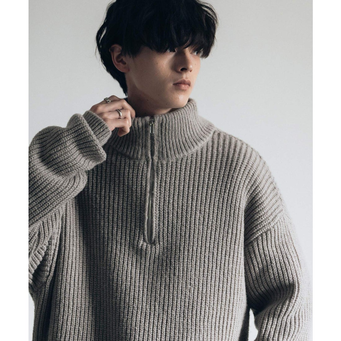 ロッキーモンロー Rocky Monroe ニット セーター 無地 メンズ