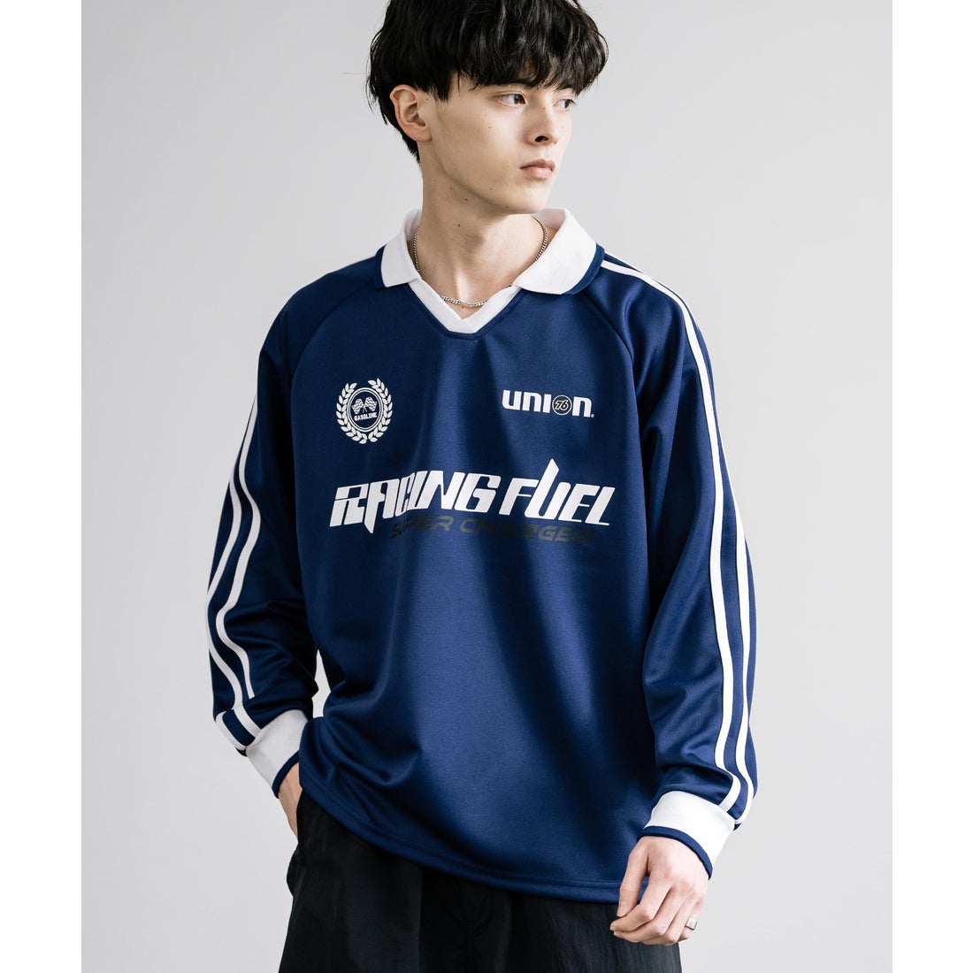 ロッキーモンロー Rocky Monroe ゲームシャツ ロンT 襟付き メンズ