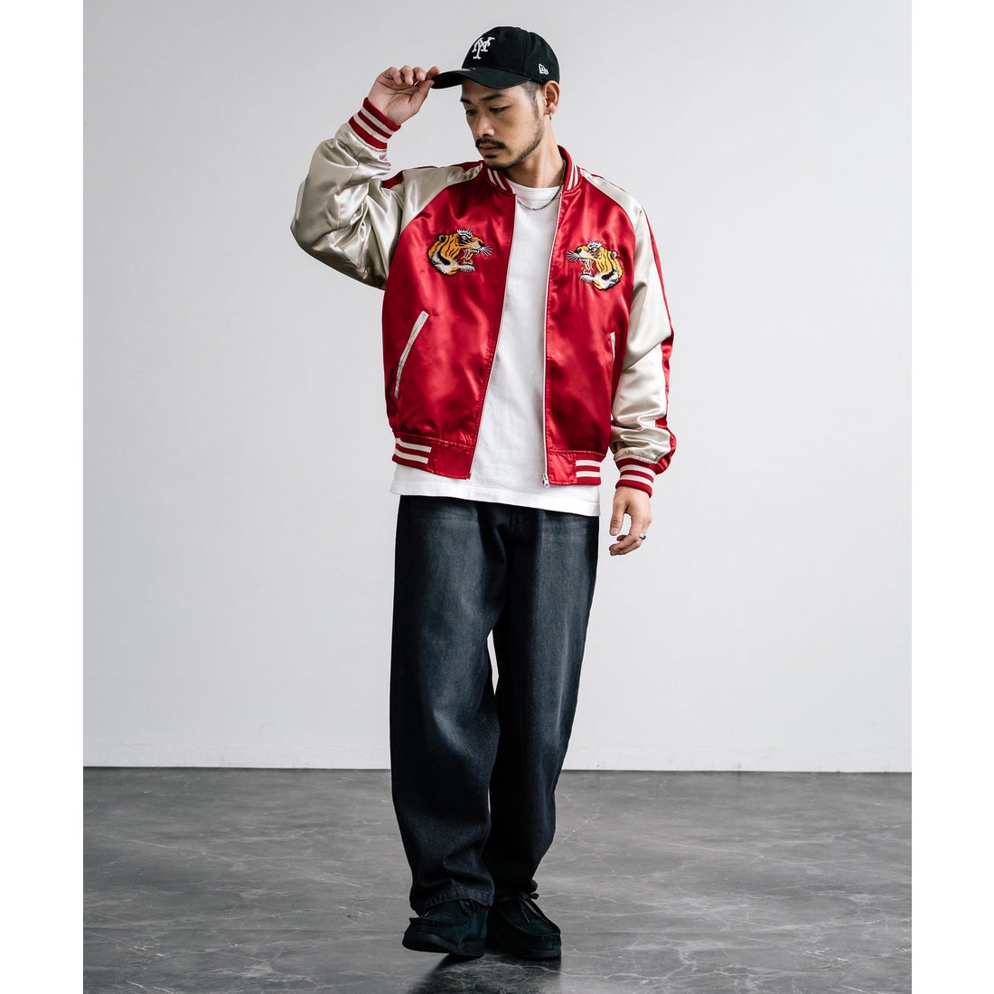 ロッキーモンロー Rocky Monroe スカジャン スーベニアジャケット 刺繍