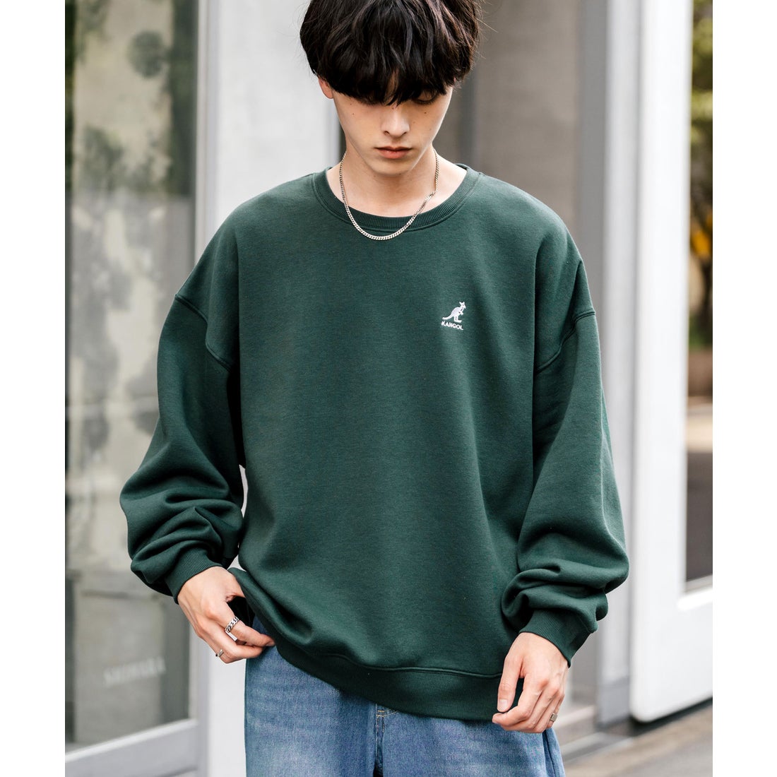 RRL ミントグリーン クルーネック トレーナー M RRL ミントグリーン