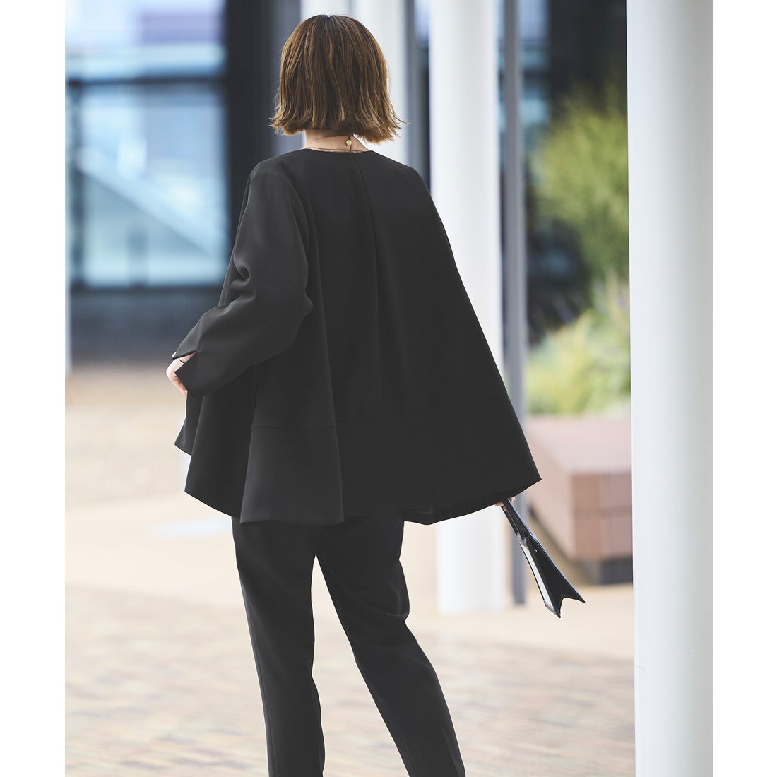 ルイルエブティック RUIRUE BOUTIQUE 2点セット ｜ ノーカラー フレア