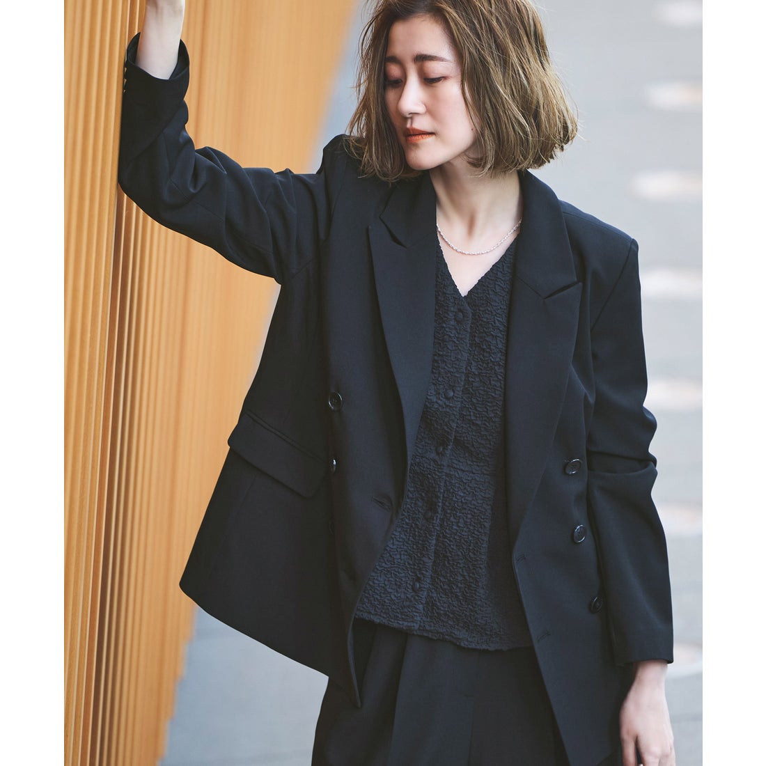 ルイルエブティック RUIRUE BOUTIQUE ストレッチ ｜ ピークドラペル