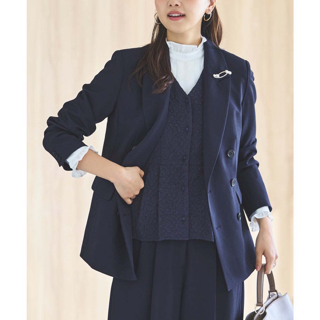 ルイルエブティック RUIRUE BOUTIQUE ストレッチ ｜ ピークドラペル