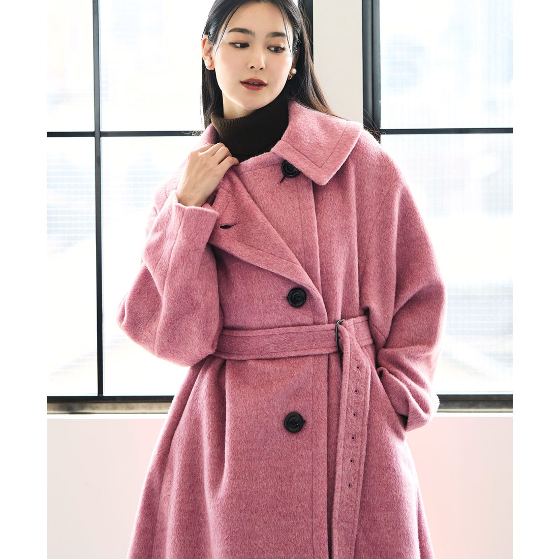 伊太利屋 LA MODA GOJI ピンクコート 伊太利屋 LA MODA GOJI ピンク