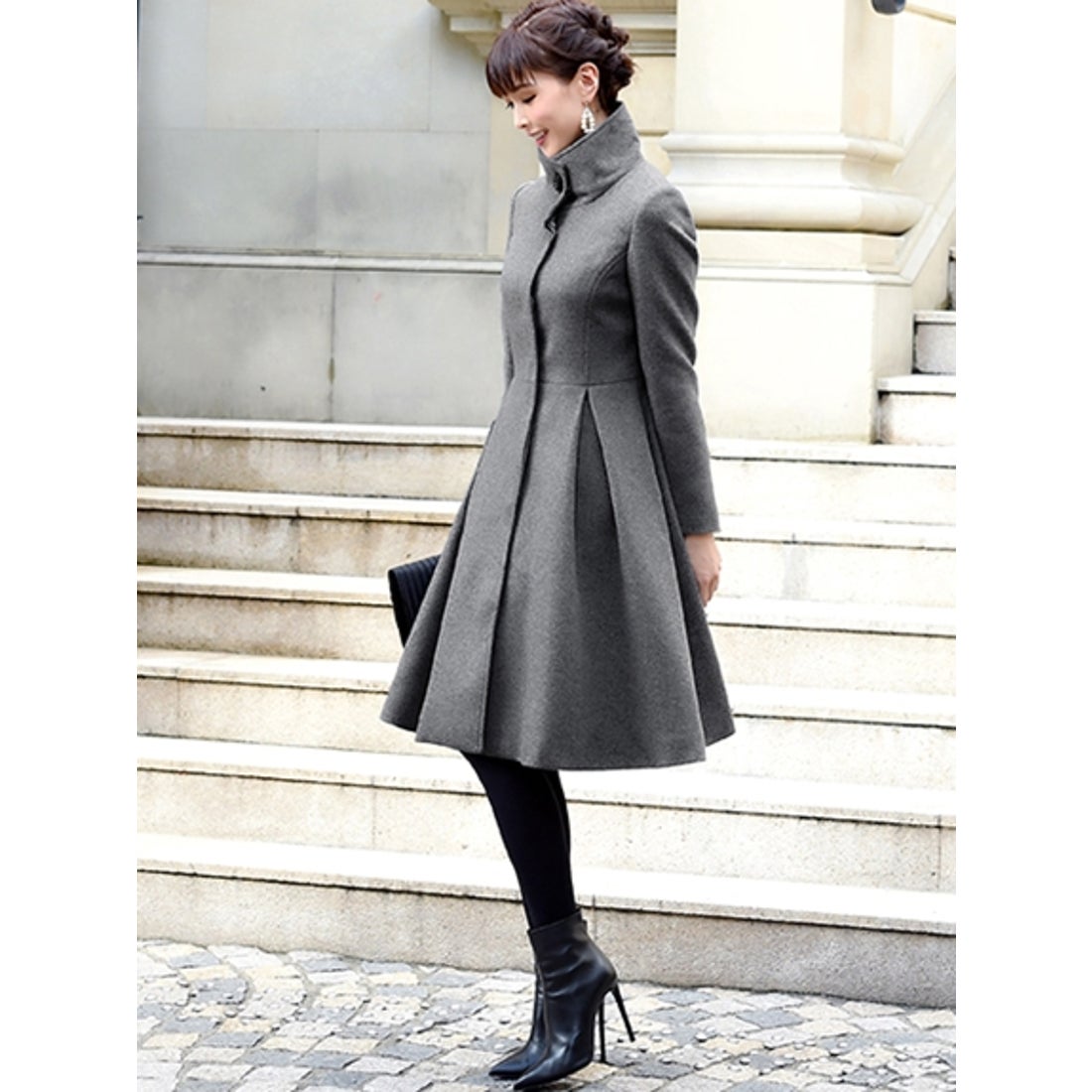 ルイルエブティック RUIRUE BOUTIQUE ウール100% ｜ バックリボン